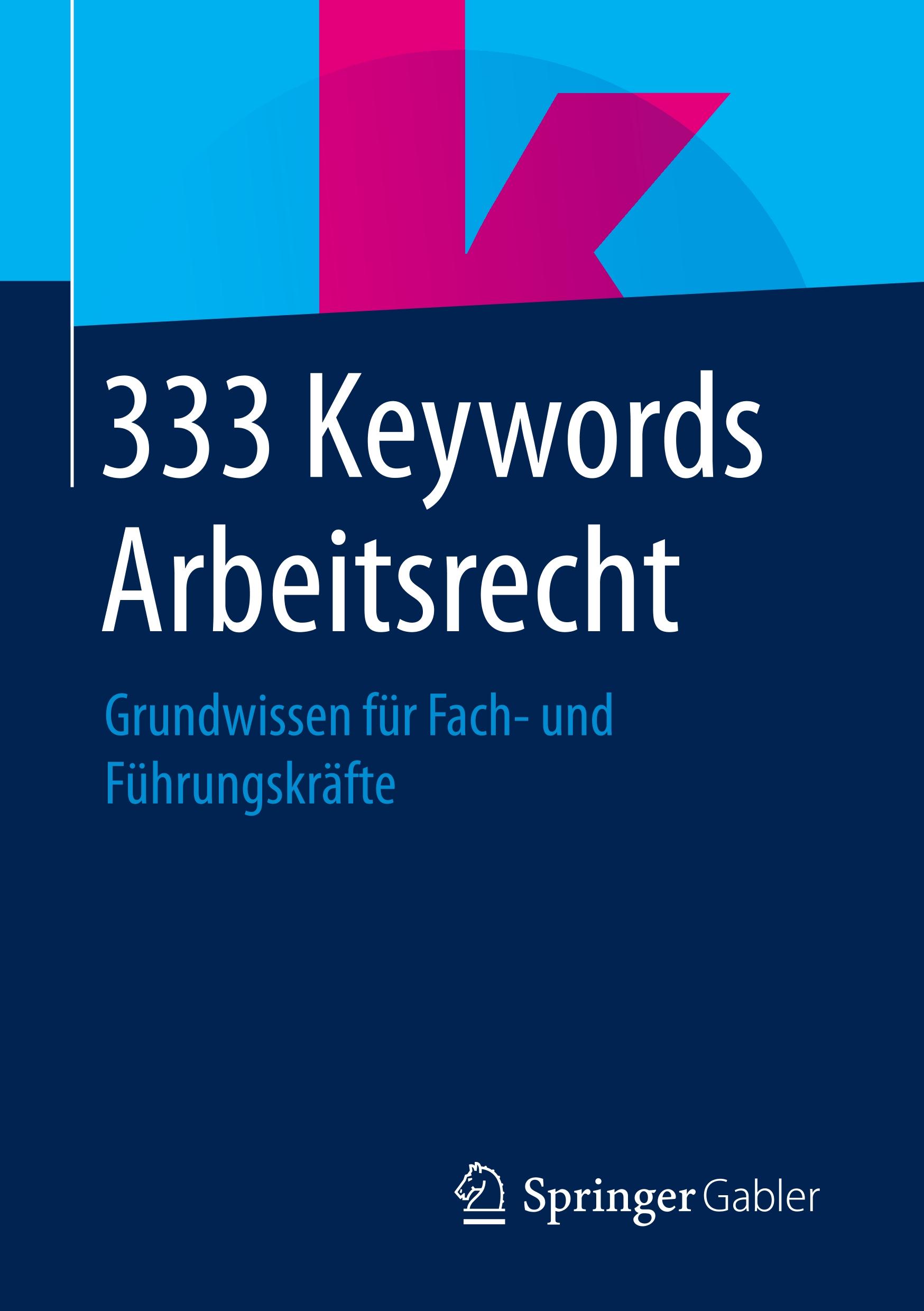 Vorderes Coverbild 333 Keywords Arbeitsrecht