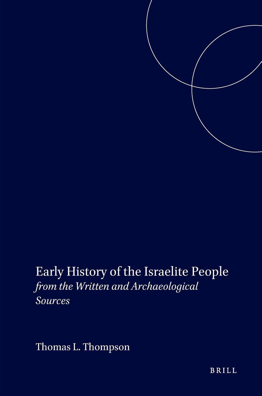 Vorderes Coverbild Early History of the Israelite People