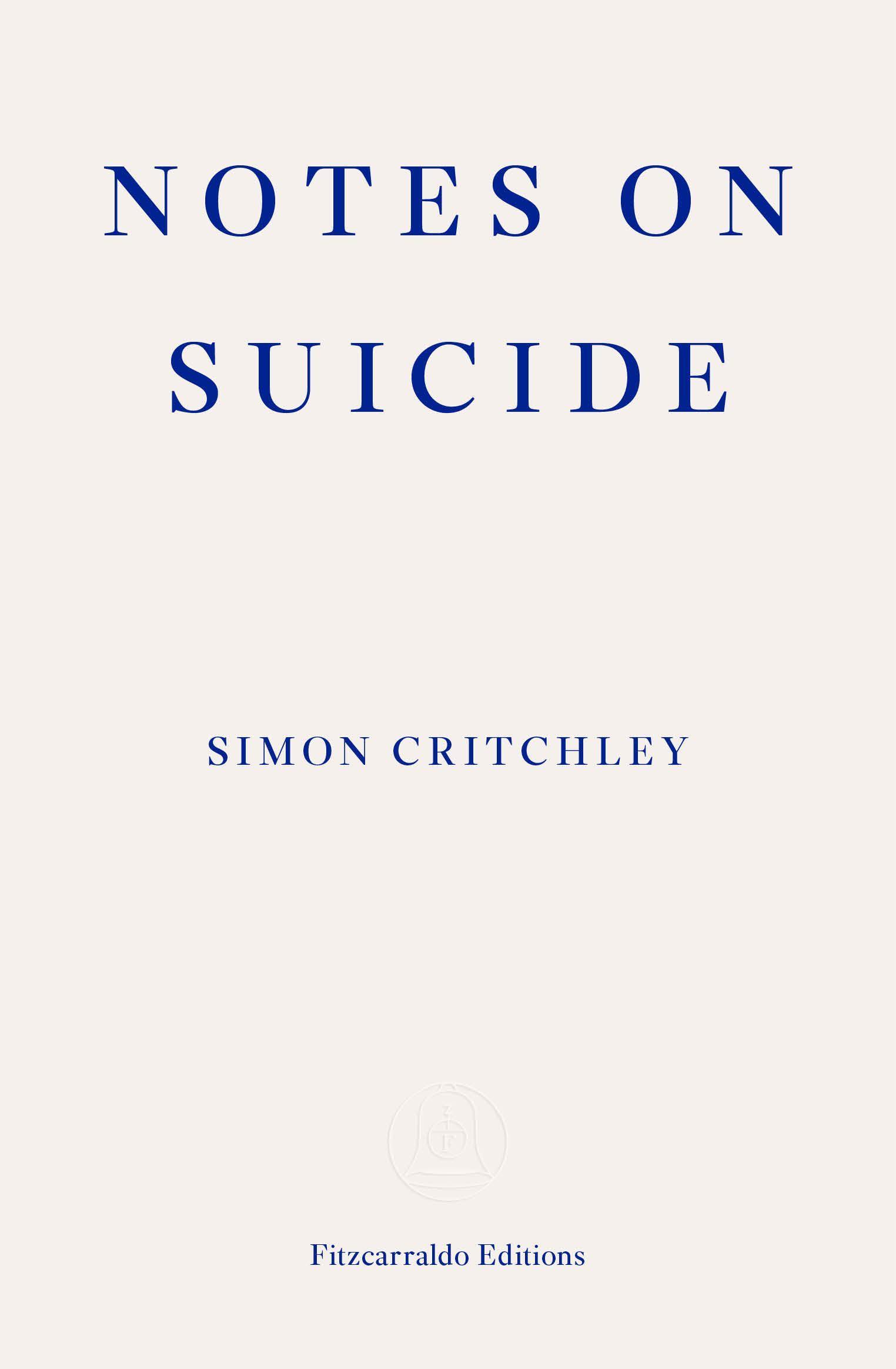 Vorderes Coverbild Notes on Suicide