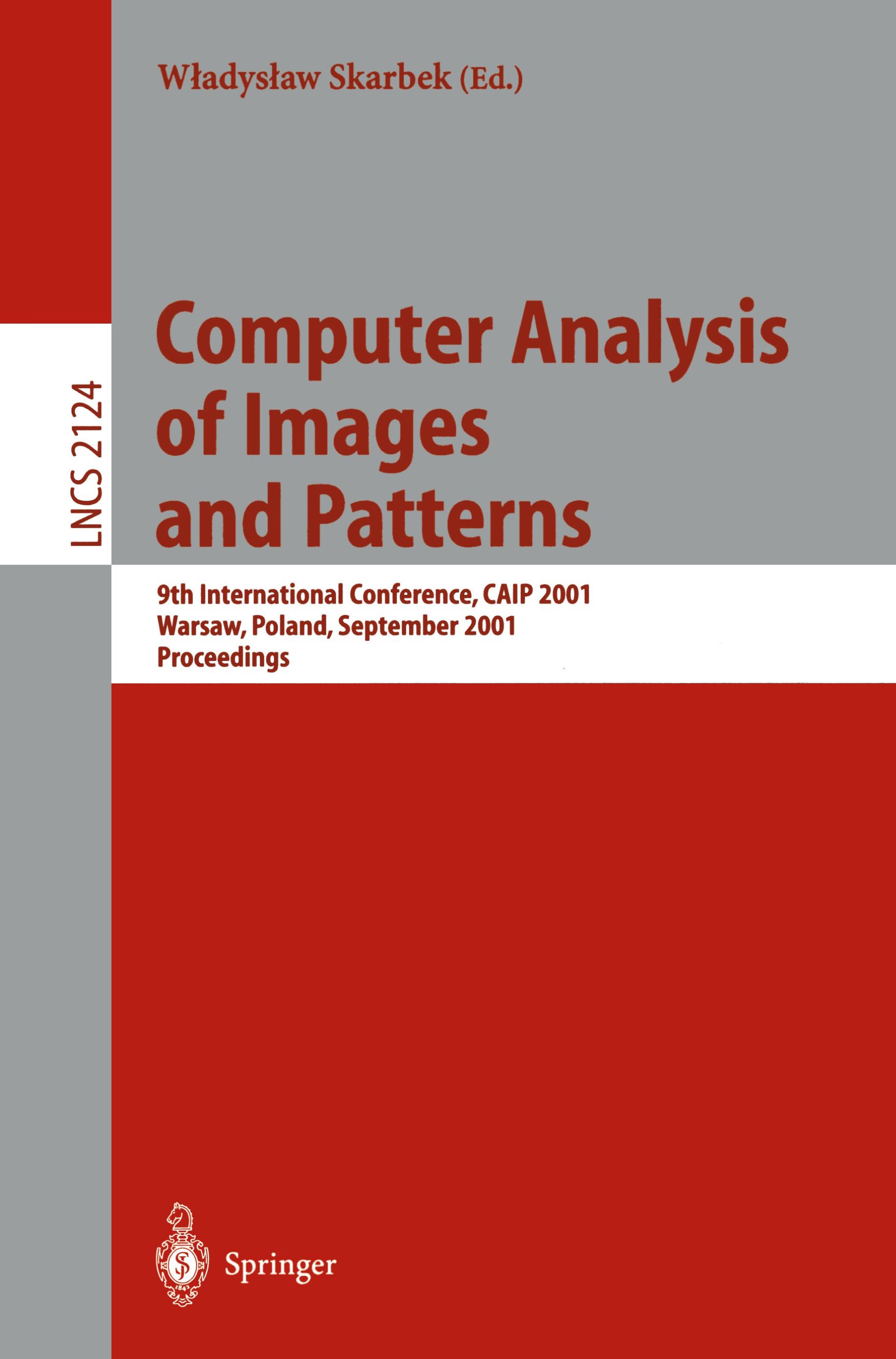 Vorderes Coverbild Computer Analysis of Images and Patterns