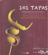 Vorderes Coverbild 101 tapas : imprescindibles de la cocina española