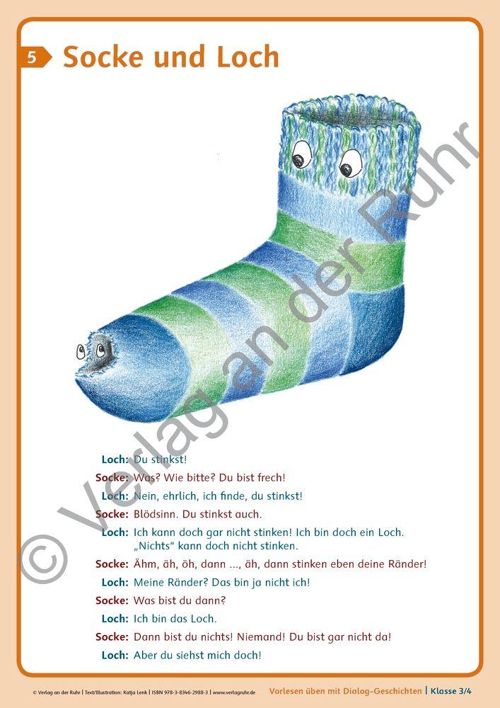 Beispielinhalt (Bild) Vorlesen üben mit Dialog-Geschichten - Klasse 3/4