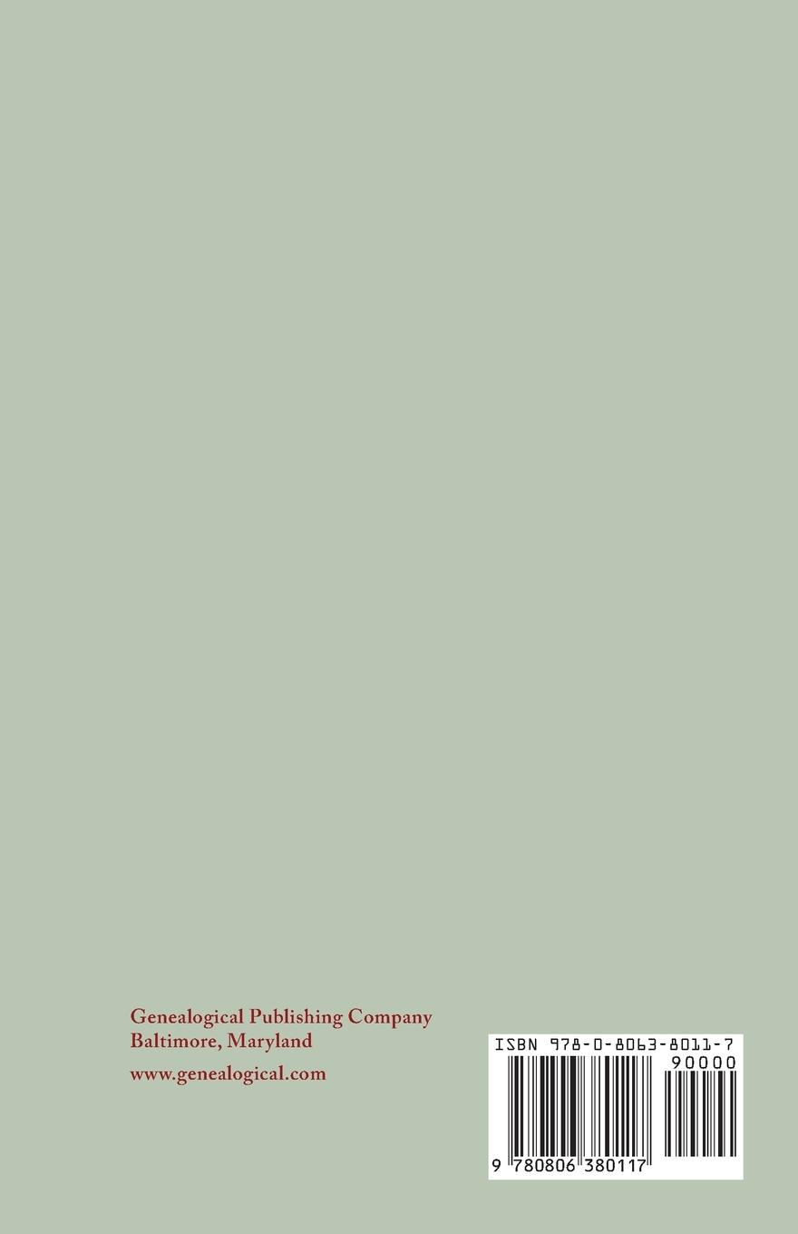 Rückseitencover History of Shenandoah County, Virginia. Second (Augmented) Edition [1969]