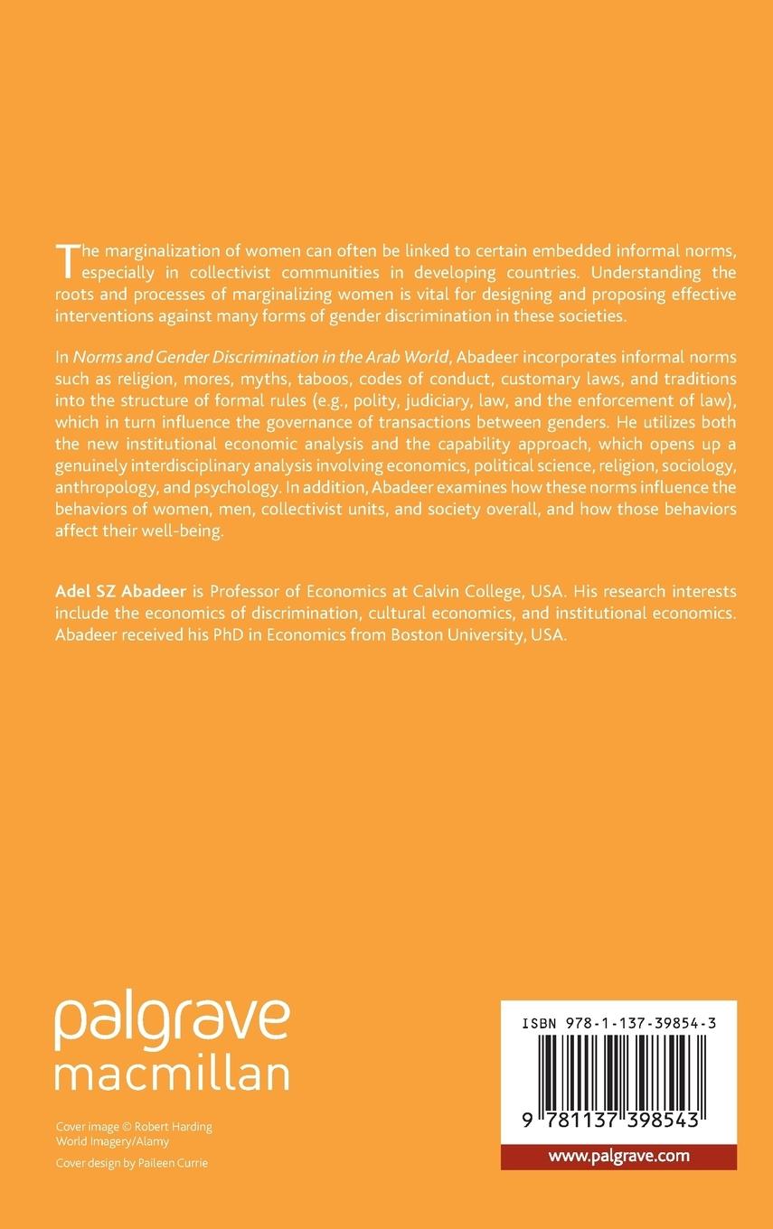 Rückseitencover Norms and Gender Discrimination in the Arab World