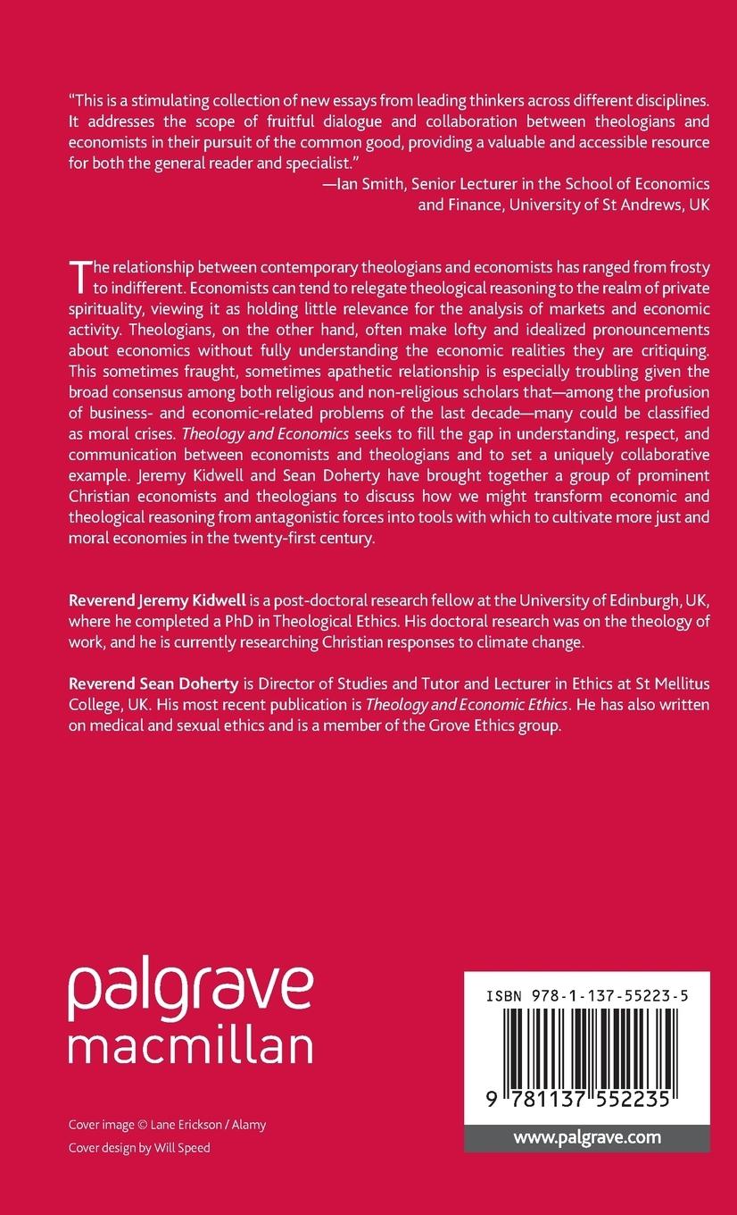 Rückseitencover Theology and Economics