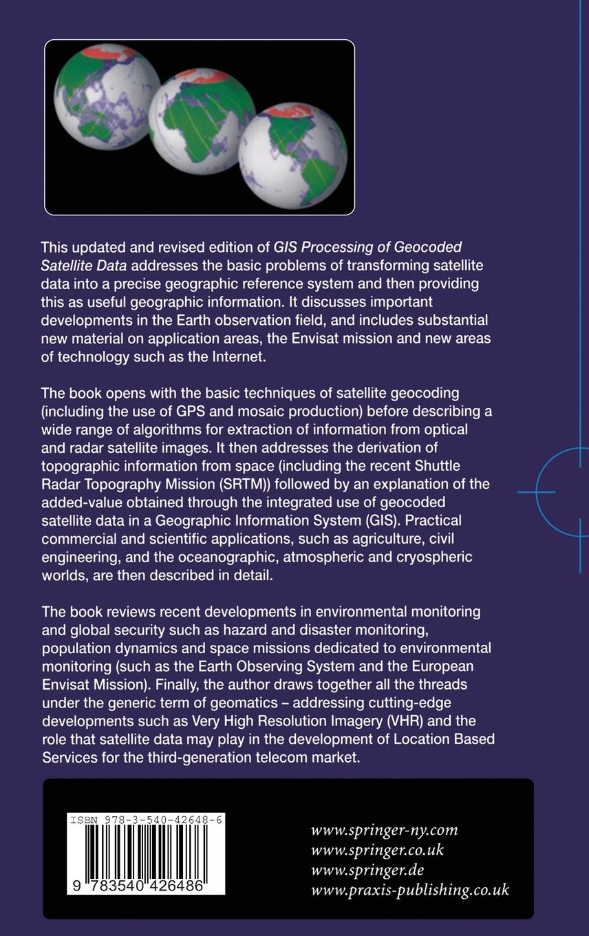 Rückseitencover GIS Processing of Geocoded Satellite Data