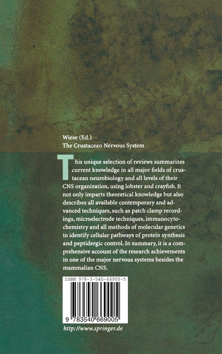 Rückseitencover The Crustacean Nervous System