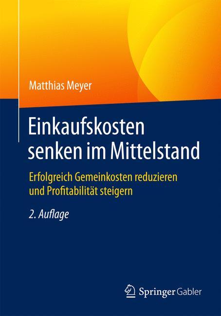 Vorderes Coverbild Einkaufskosten senken im Mittelstand