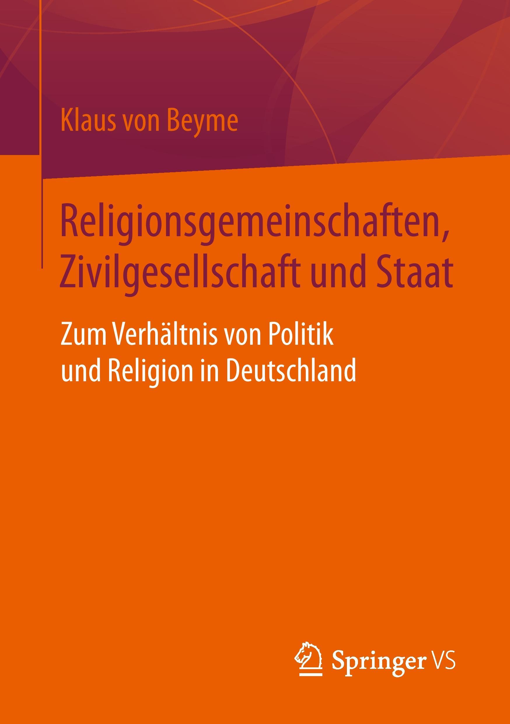 Vorderes Coverbild Religionsgemeinschaften, Zivilgesellschaft und Staat