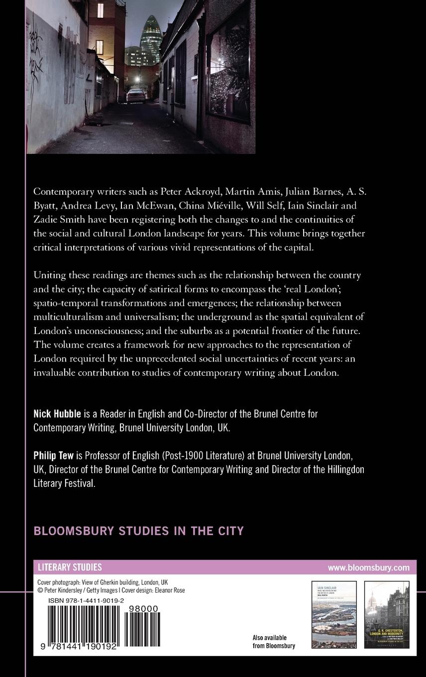Rückseitencover London in Contemporary British Fiction