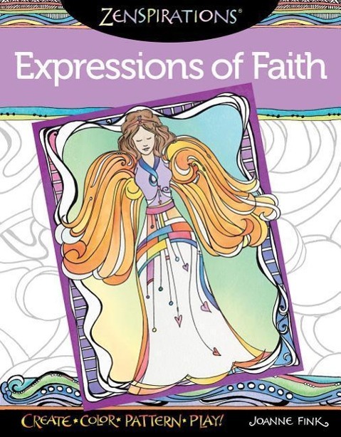 Vorderes Coverbild Zenspirations Coloring Book Expressions of Faith