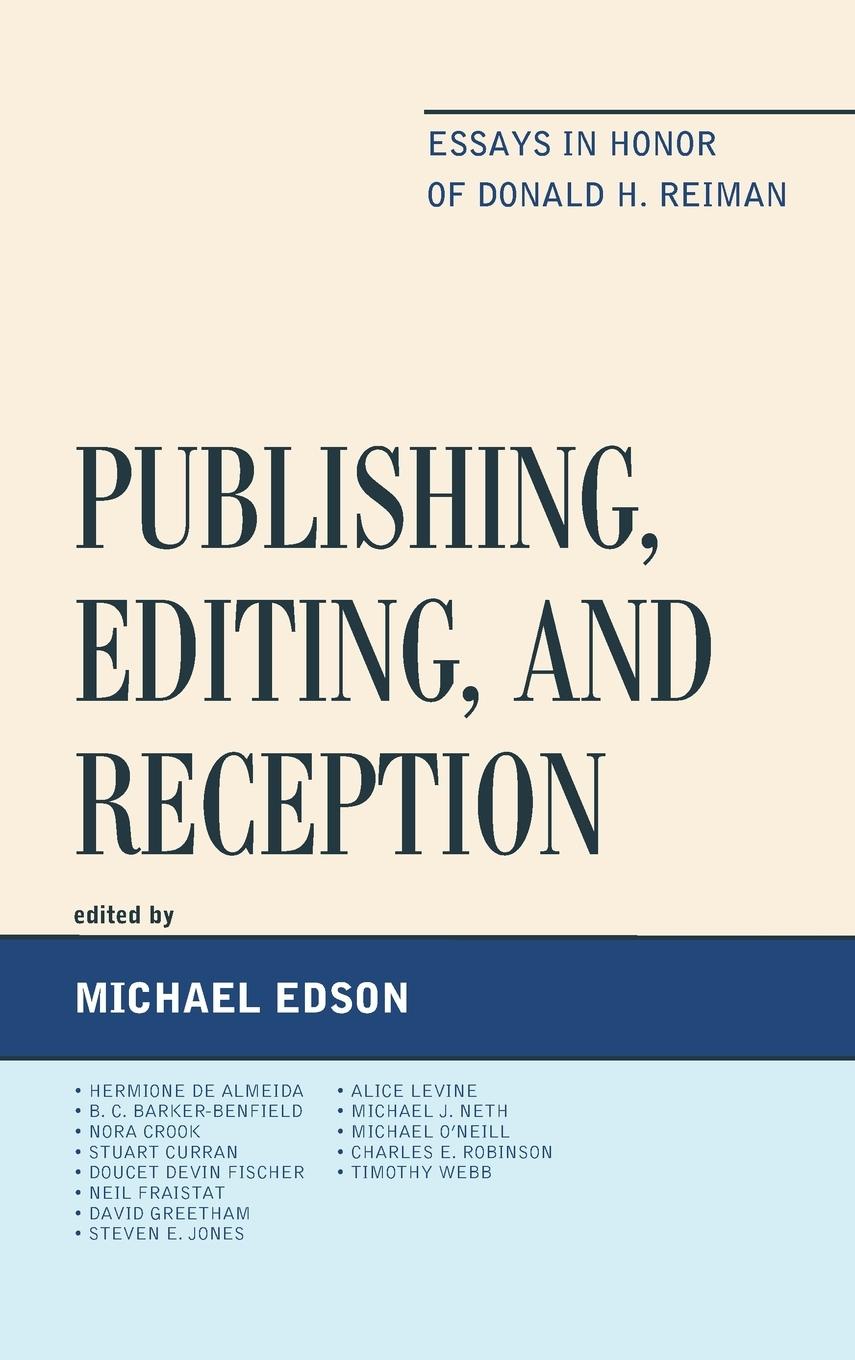 Vorderes Coverbild Publishing, Editing, and Reception