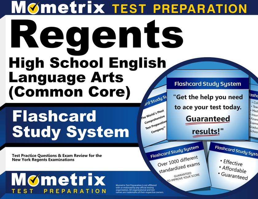 Vorderes Coverbild Regents High School English Language Arts (Common Core) Exam Flashcard Study System