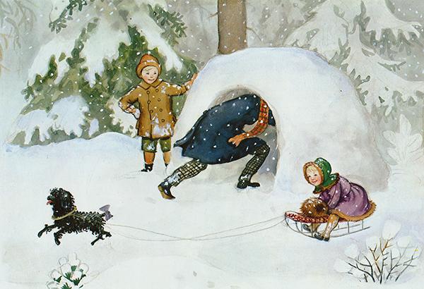 Beispielinhalt (Bild) Tante Brauns Geburtstag