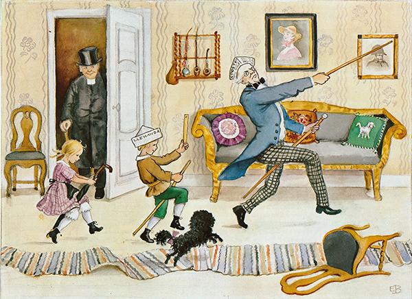 Beispielinhalt (Bild) Tante Brauns Geburtstag