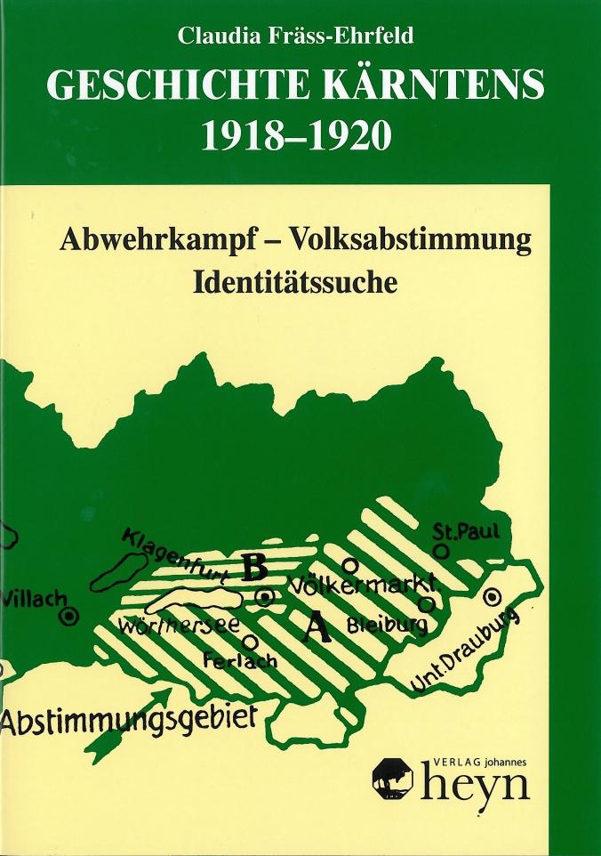 Vorderes Coverbild Geschichte Kärntens 1918-1920