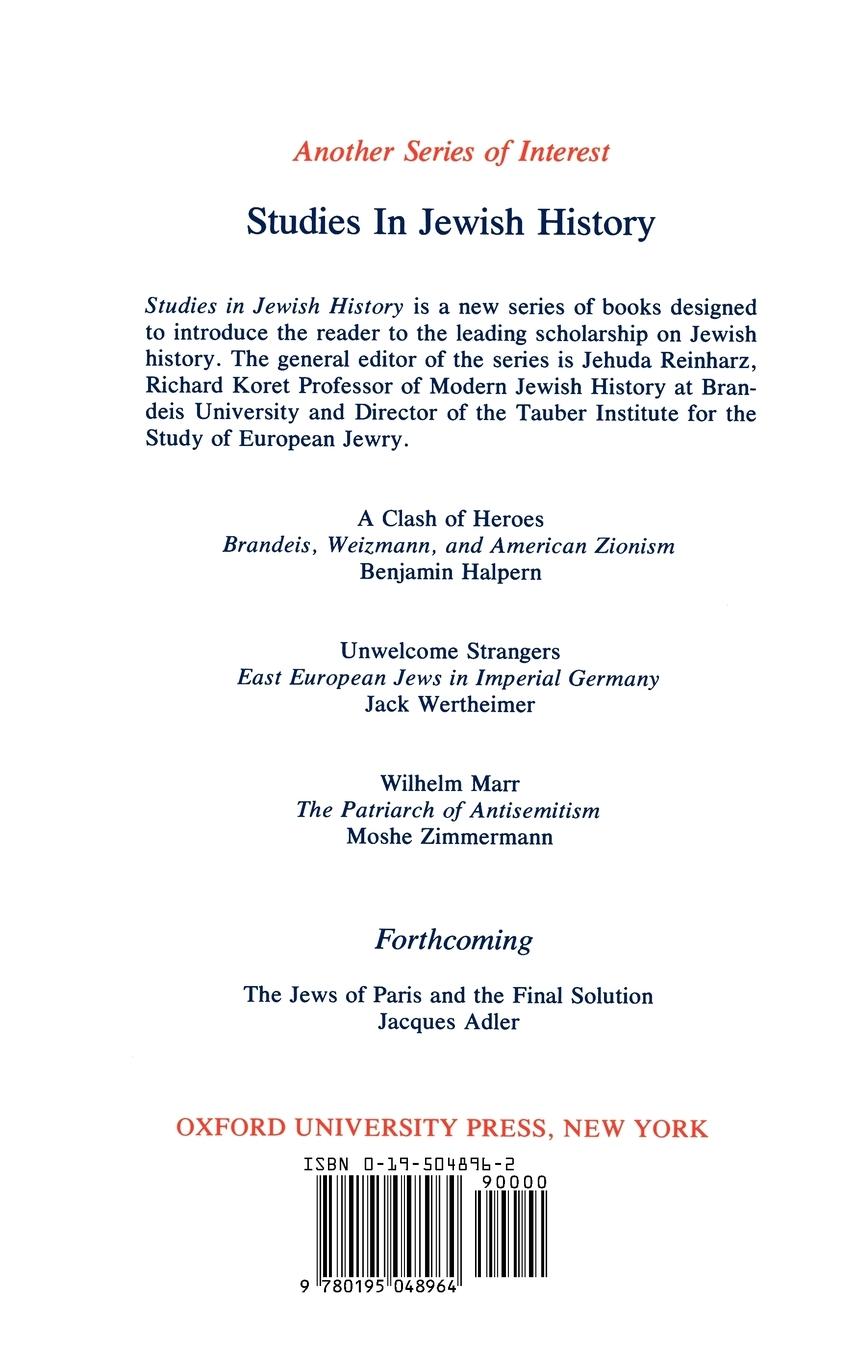 Rückseitencover Studies Contemporary Jewry