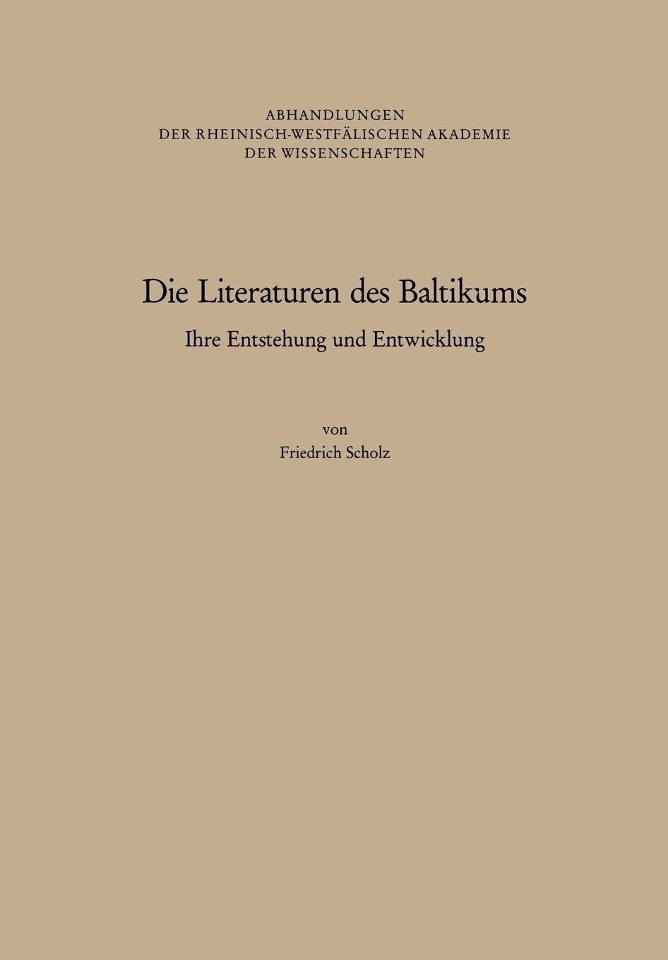 Vorderes Coverbild Die Literaturen des Baltikums