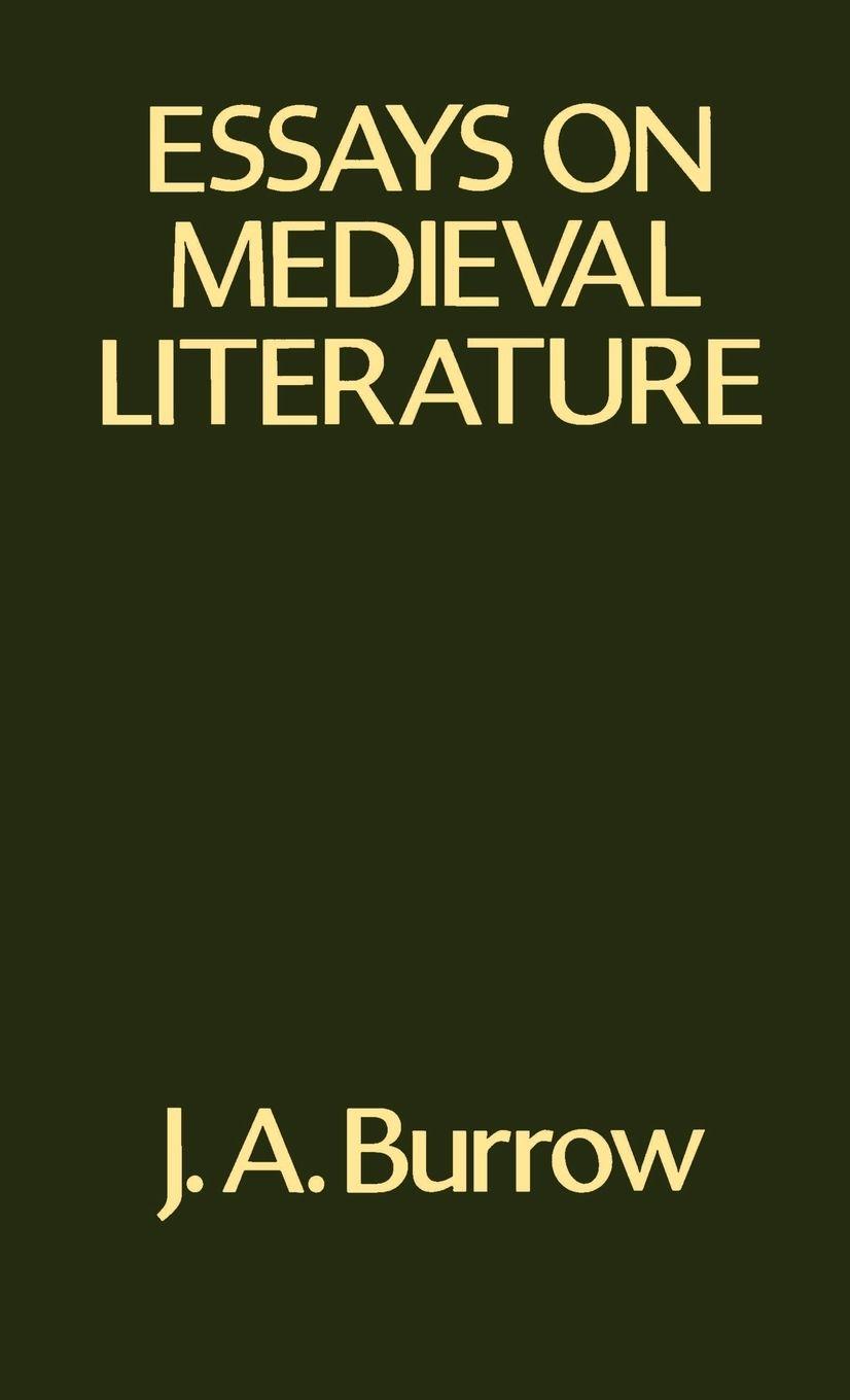 Vorderes Coverbild Essays on Medieval Literature