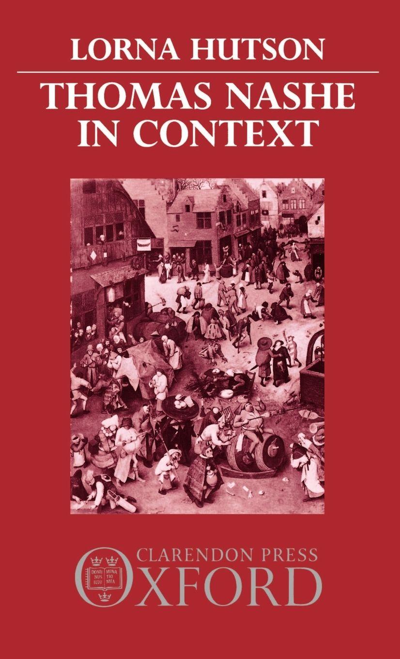 Vorderes Coverbild Thomas Nashe in Context