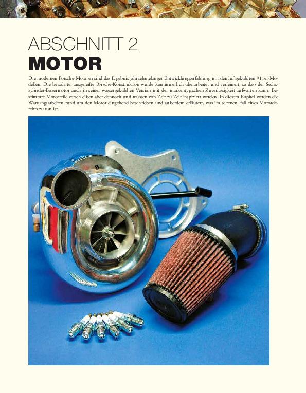 Beispielinhalt (Bild) Das Porsche Boxster 986/987 Schrauberhandbuch