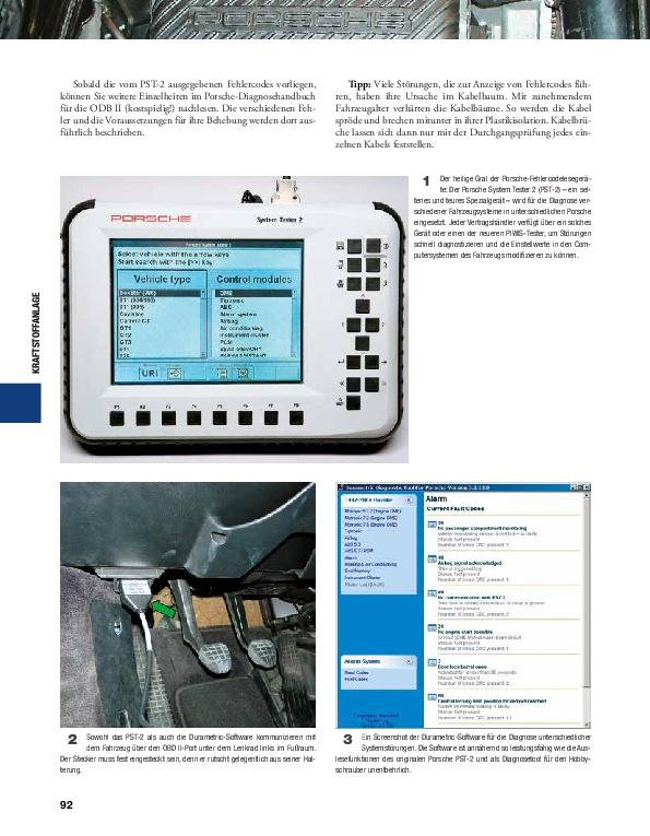 Beispielinhalt (Bild) Das Porsche Boxster 986/987 Schrauberhandbuch