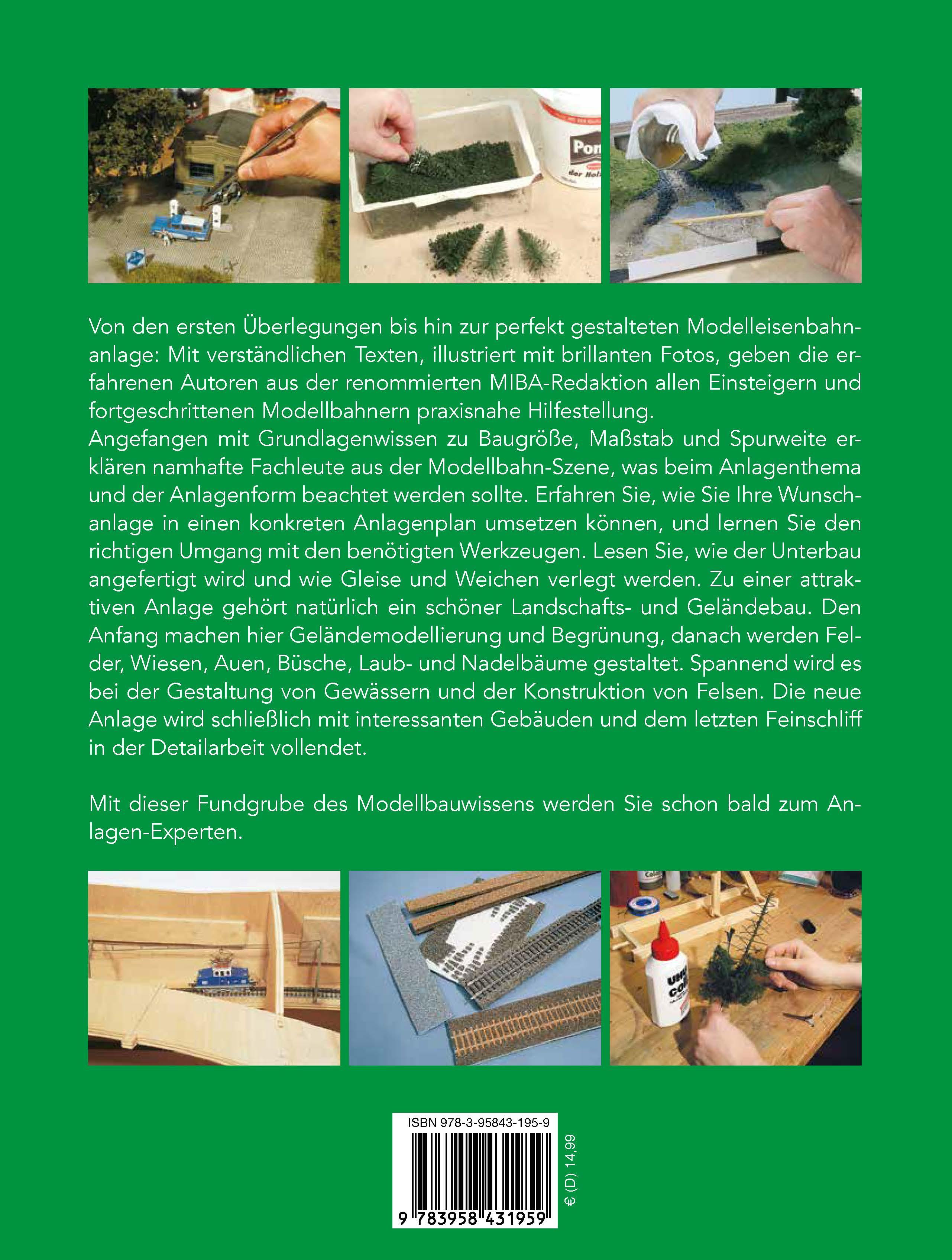 Rückseitencover MIBA Modellbahn-Anlagen