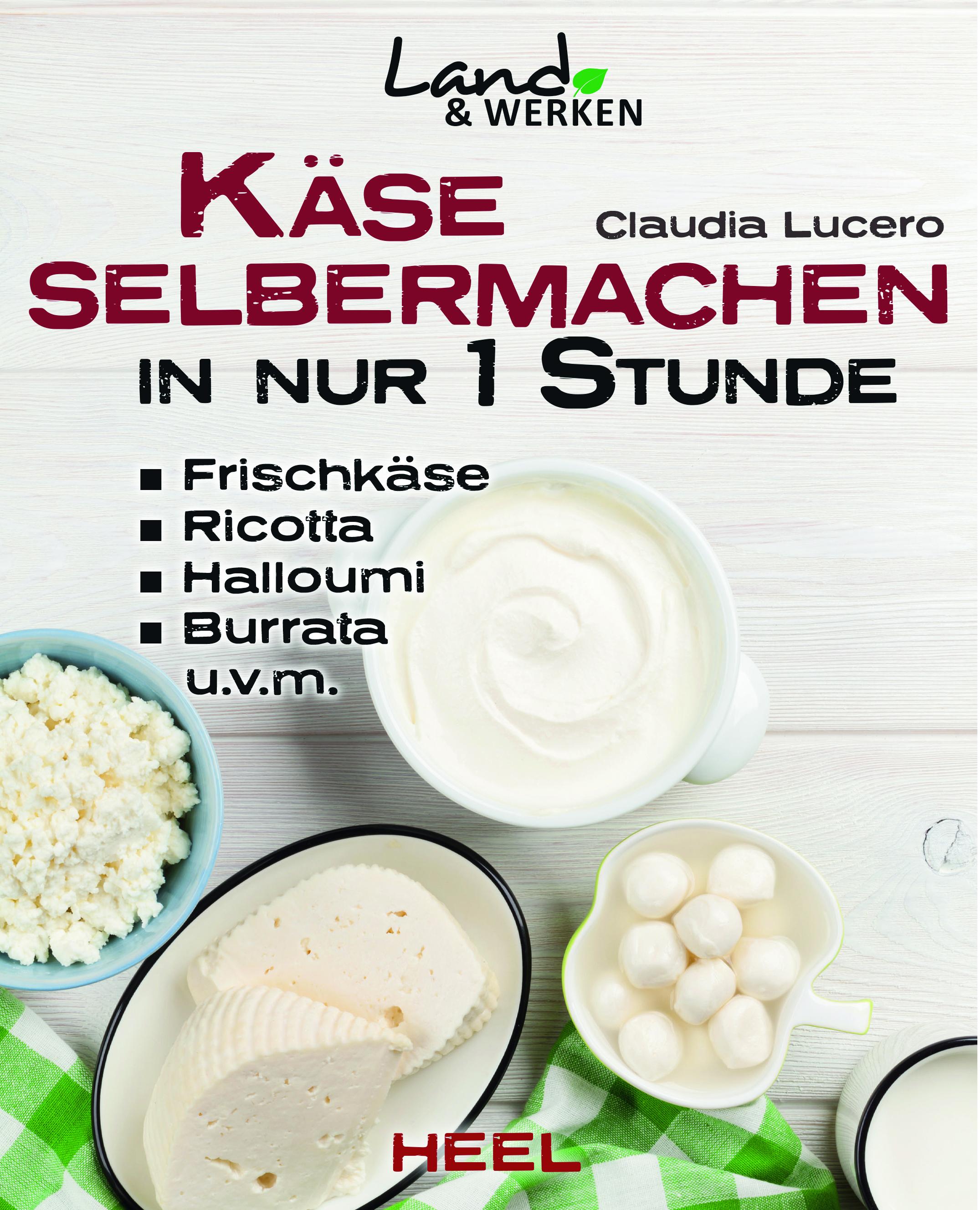Vorderes Coverbild Käse selbermachen in nur 1 Stunde