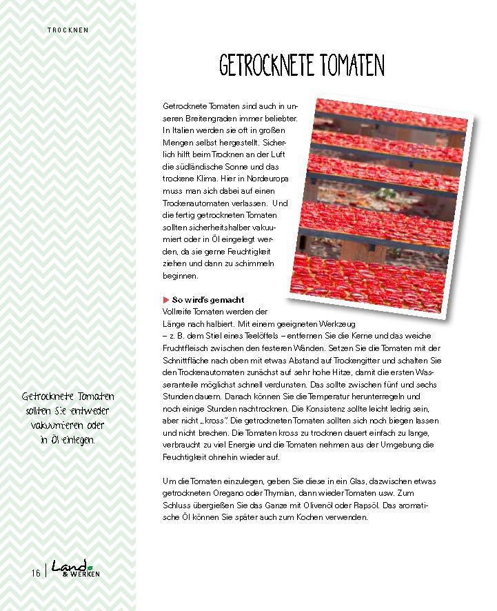 Beispielinhalt (Bild) Ländliche Vorratshaltung