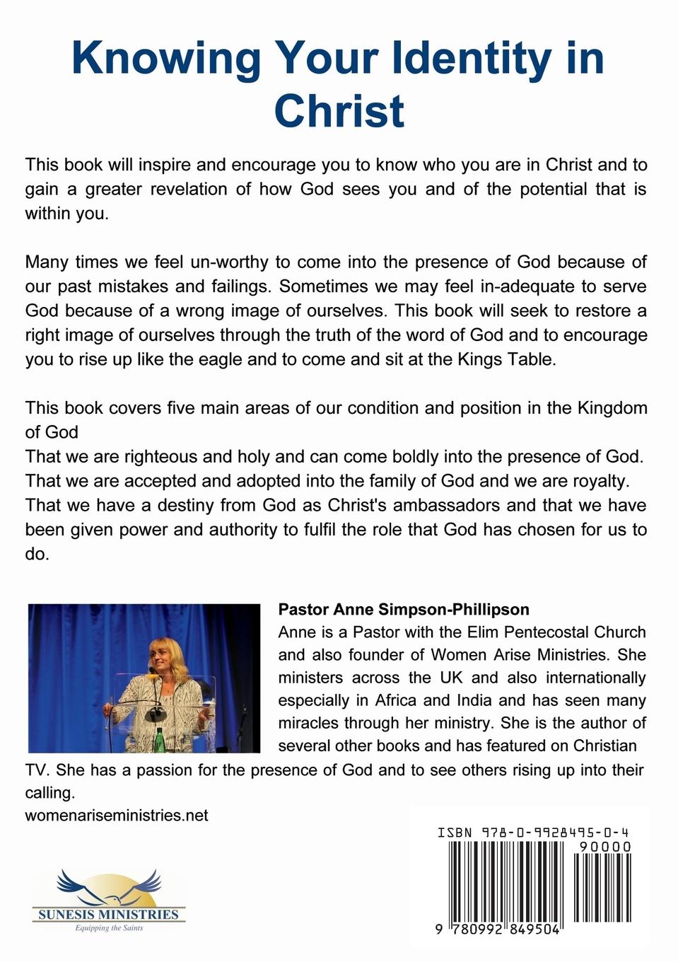 Rückseitencover Knowing Your Identity in Christ