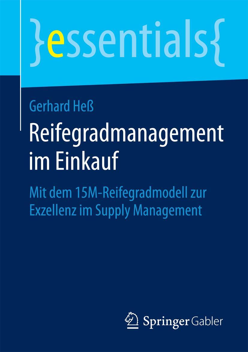 Vorderes Coverbild Reifegradmanagement im Einkauf