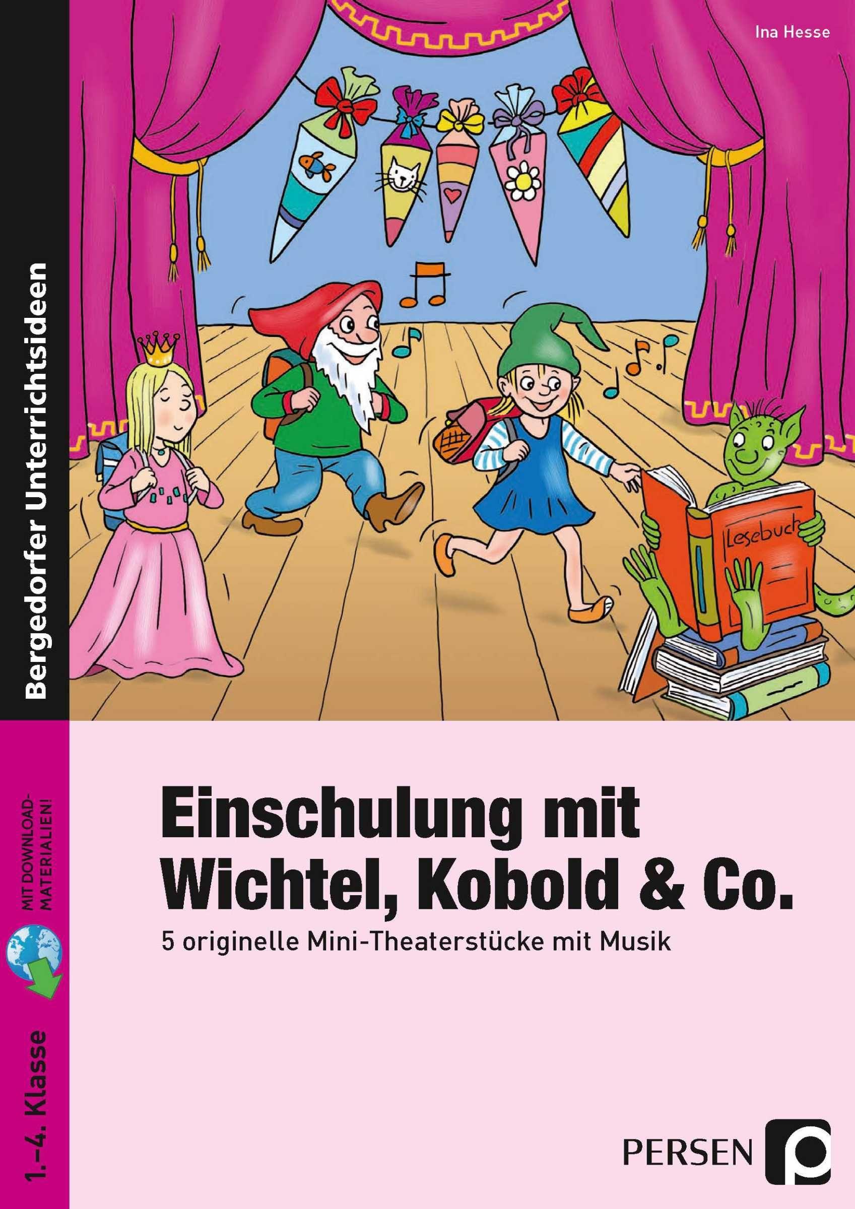 Vorderes Coverbild Einschulung mit Wichtel, Kobold & Co.