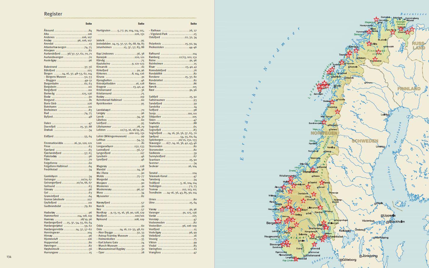 Beispielinhalt (Bild) Best of NORWEGEN - 66 Highlights