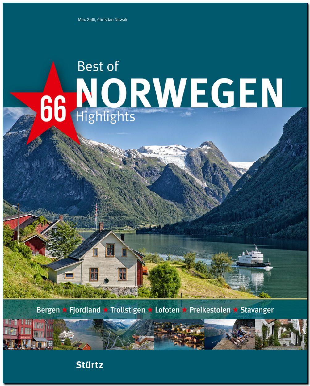 Vorderes Coverbild Best of NORWEGEN - 66 Highlights