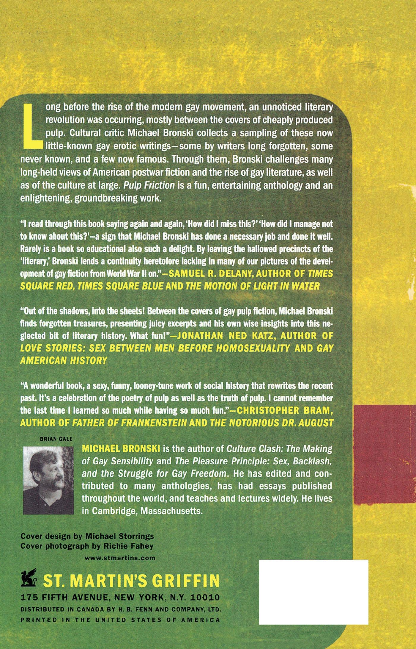 Rückseitencover Pulp Friction