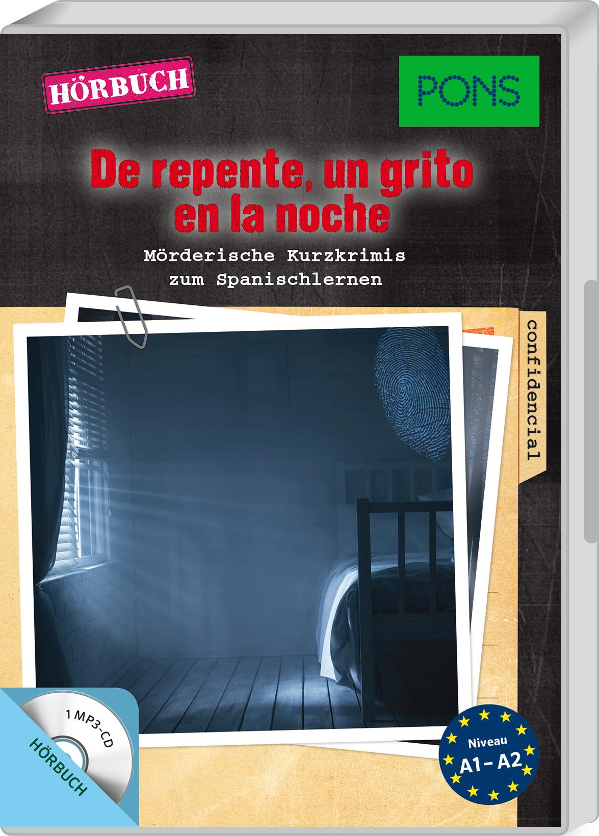 Vorderes Coverbild PONS Hörbuch De repente, un grito en la noche