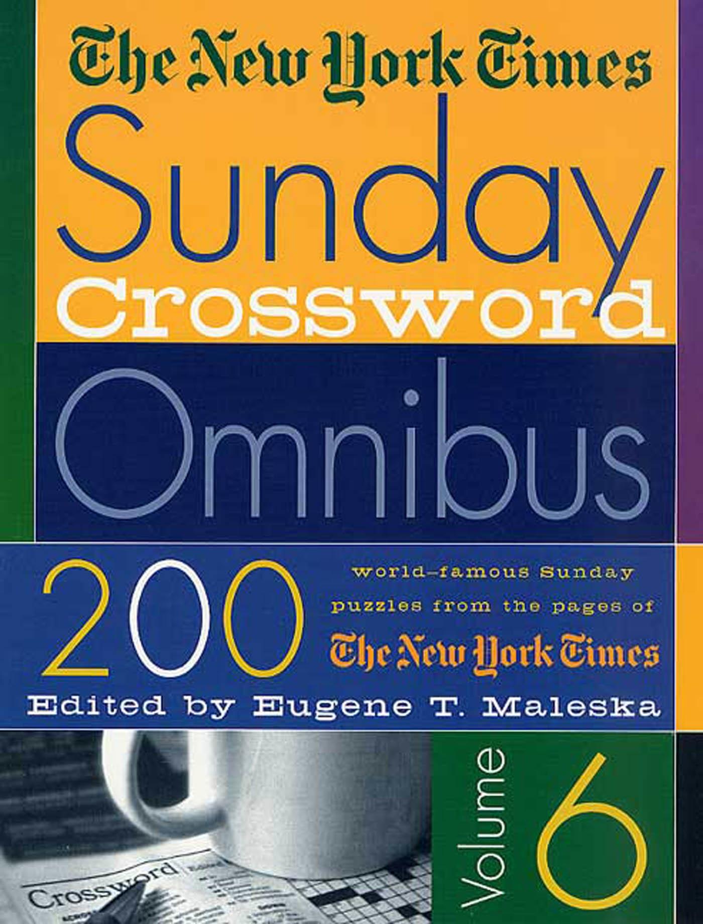 Vorderes Coverbild The New York Times Sunday Crossword Omnibus