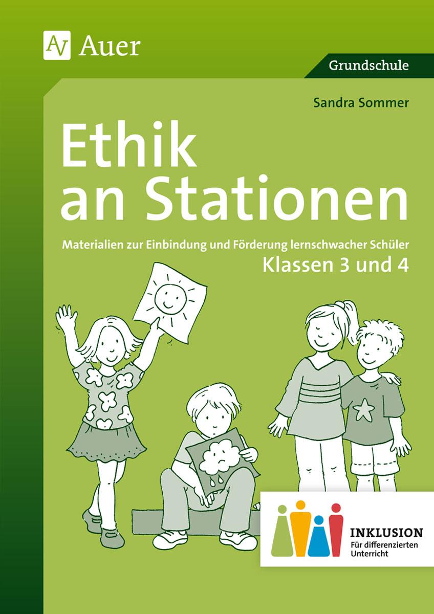 Vorderes Coverbild Ethik an Stationen 3-4 Inklusion