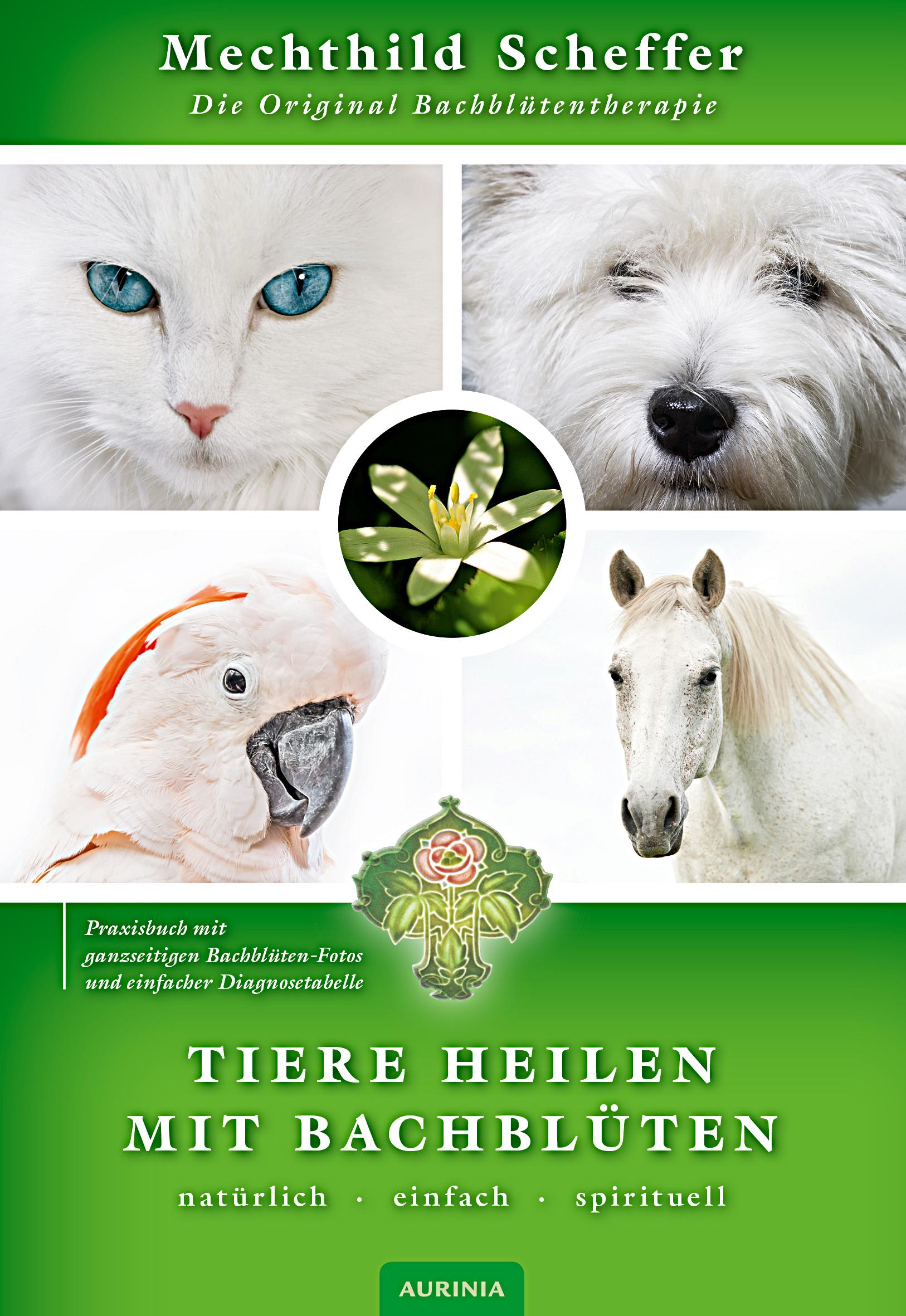 Vorderes Coverbild Tiere heilen mit Bachblüten - Praxisbuch