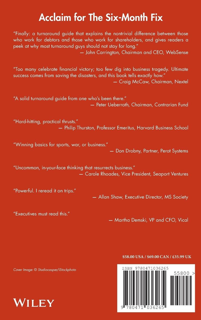 Rückseitencover The Six Month Fix