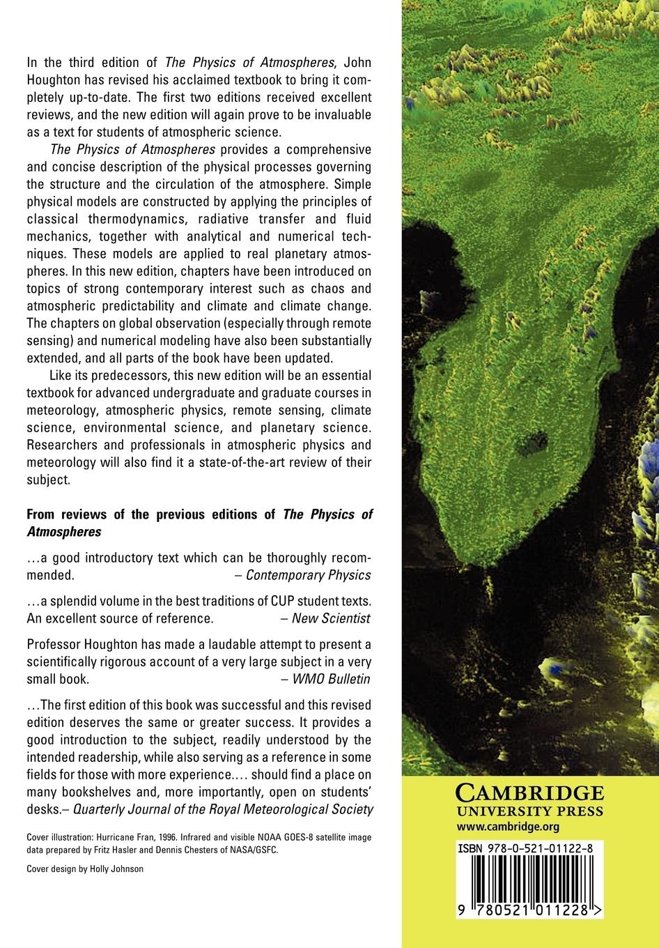 Rückseitencover The Physics of Atmospheres