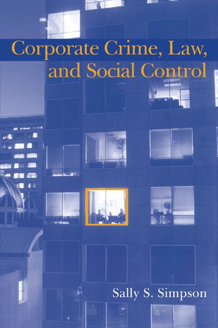 Vorderes Coverbild Corporate Crime, Law, and Social Control