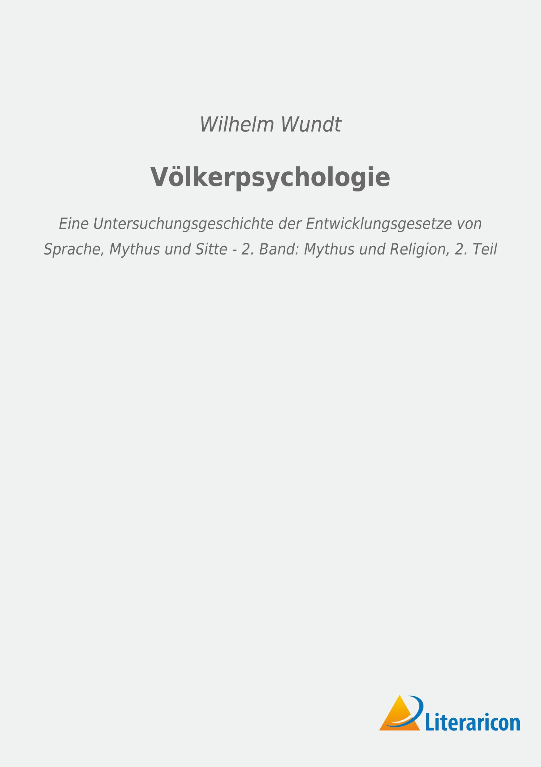 Vorderes Coverbild Völkerpsychologie