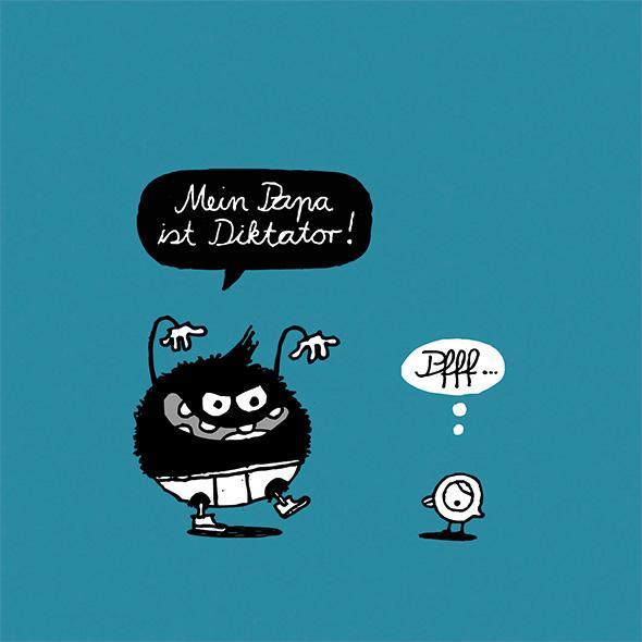 Rückseitencover Papa Dictator hat Geburtstag