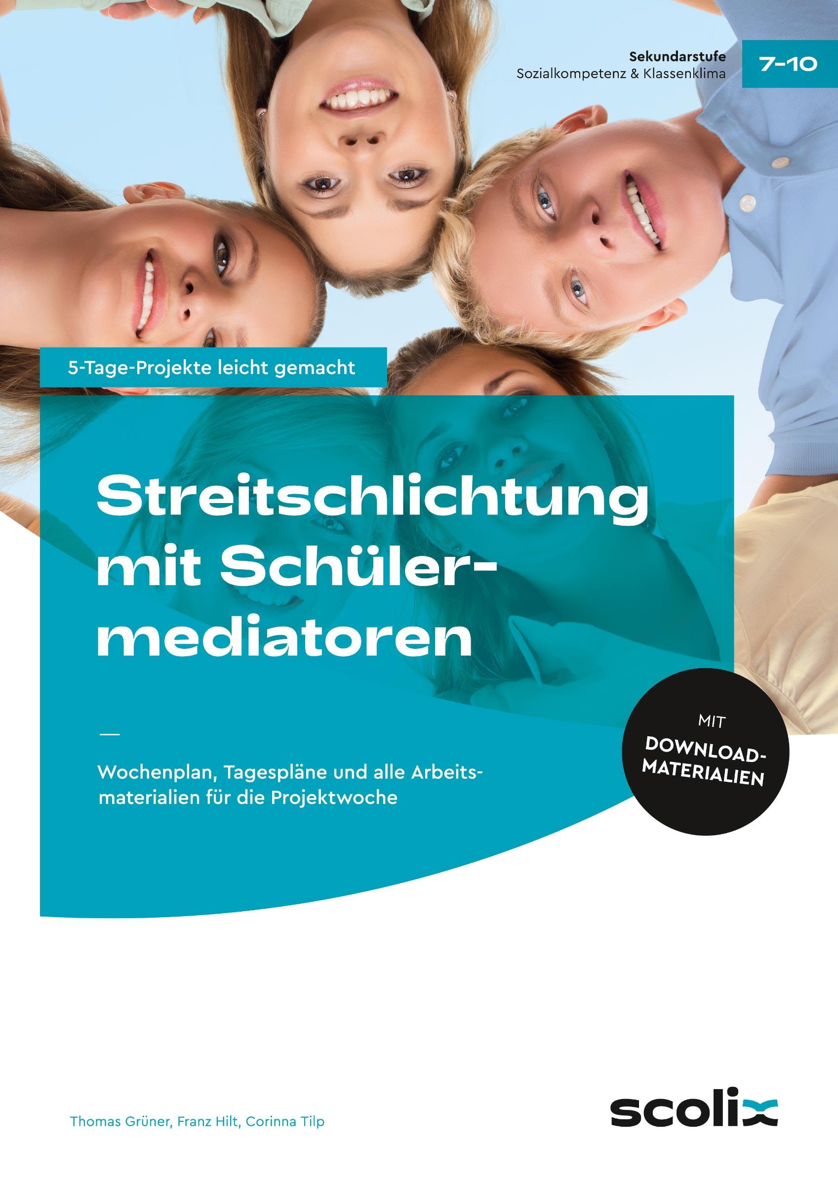 Vorderes Coverbild Streitschlichtung mit Schülermediatoren