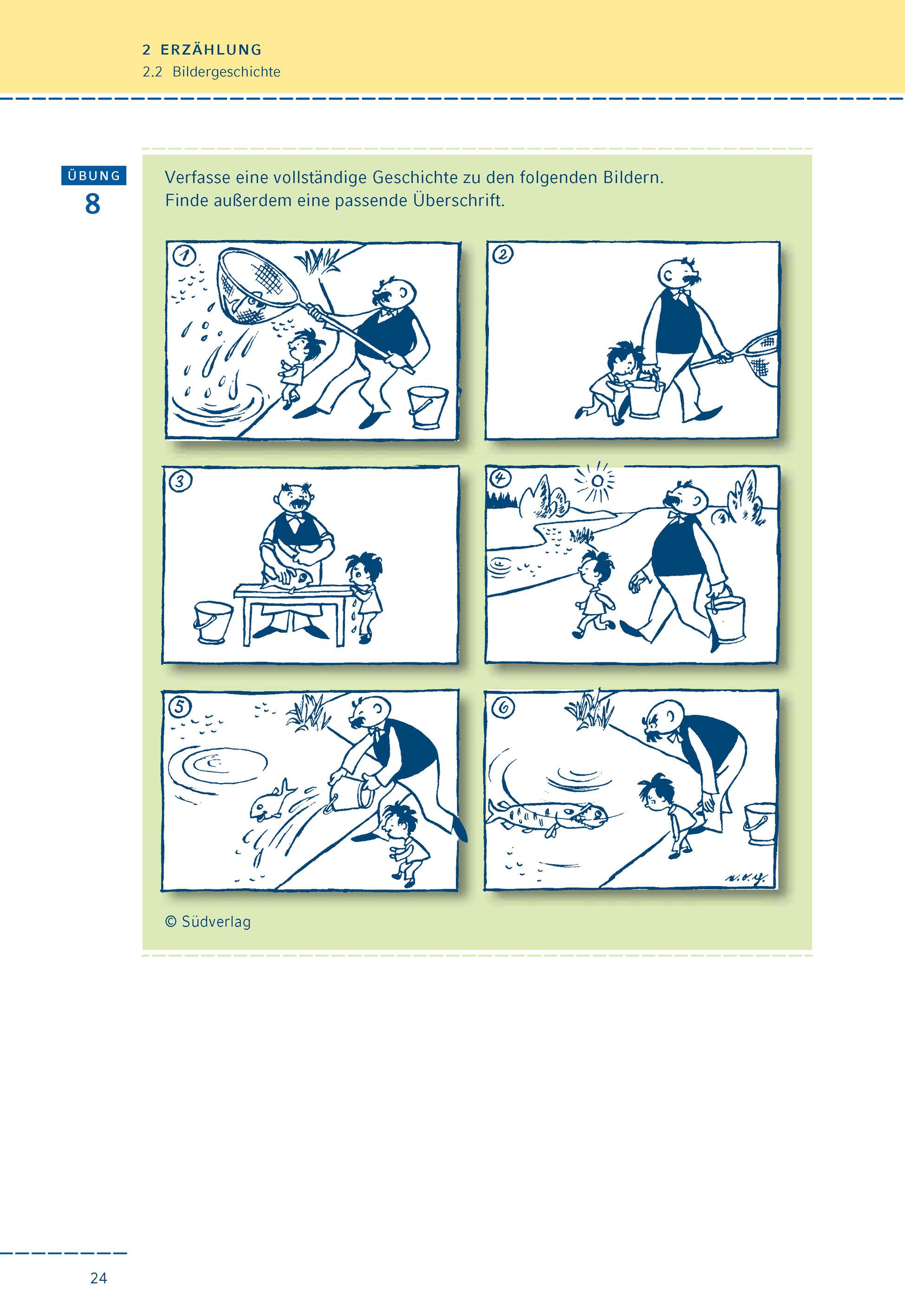 Beispielinhalt (Bild) Mein großes Aufsatzbuch - Deutsch 5./6. Klasse.