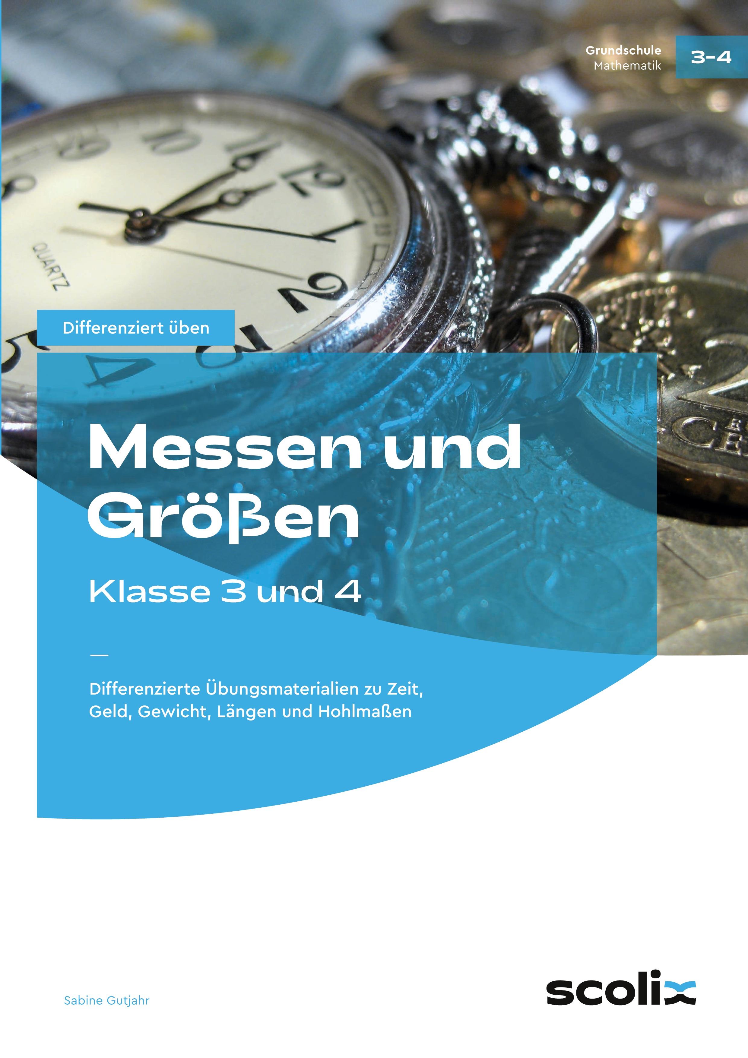 Vorderes Coverbild Messen und Größen - Klasse 3 und 4