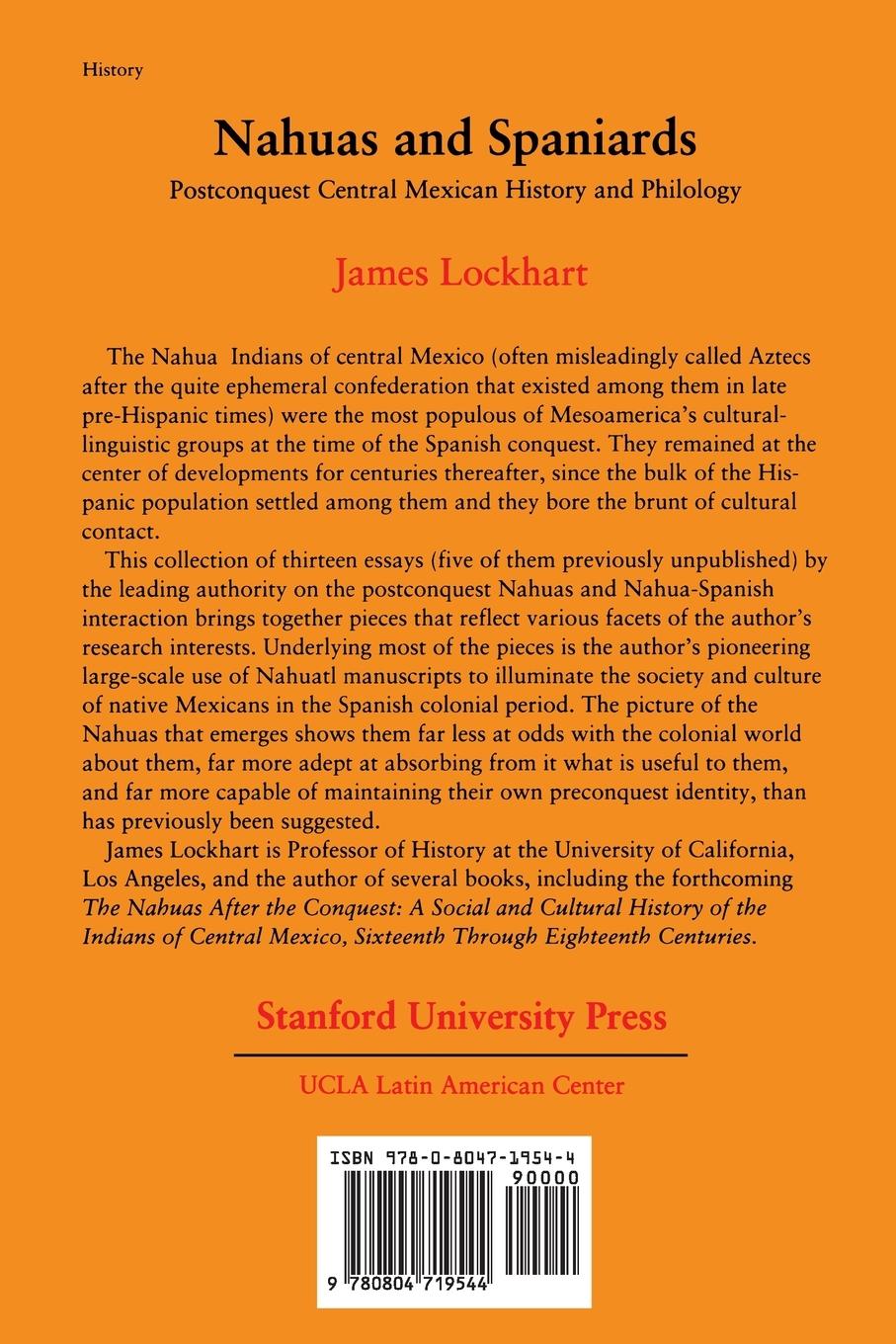 Rückseitencover Nahuas and Spaniards