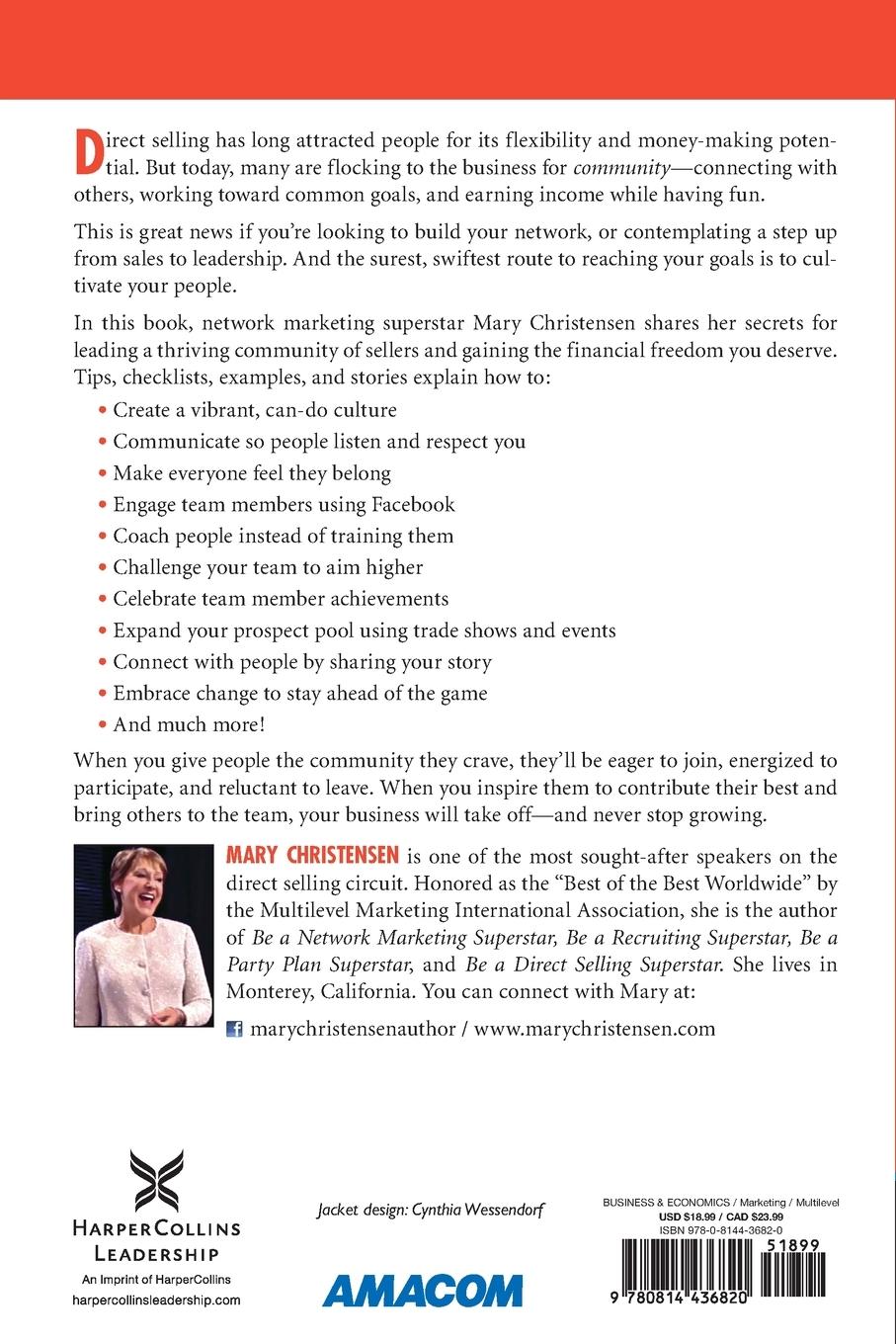 Rückseitencover Be a Network Marketing Leader