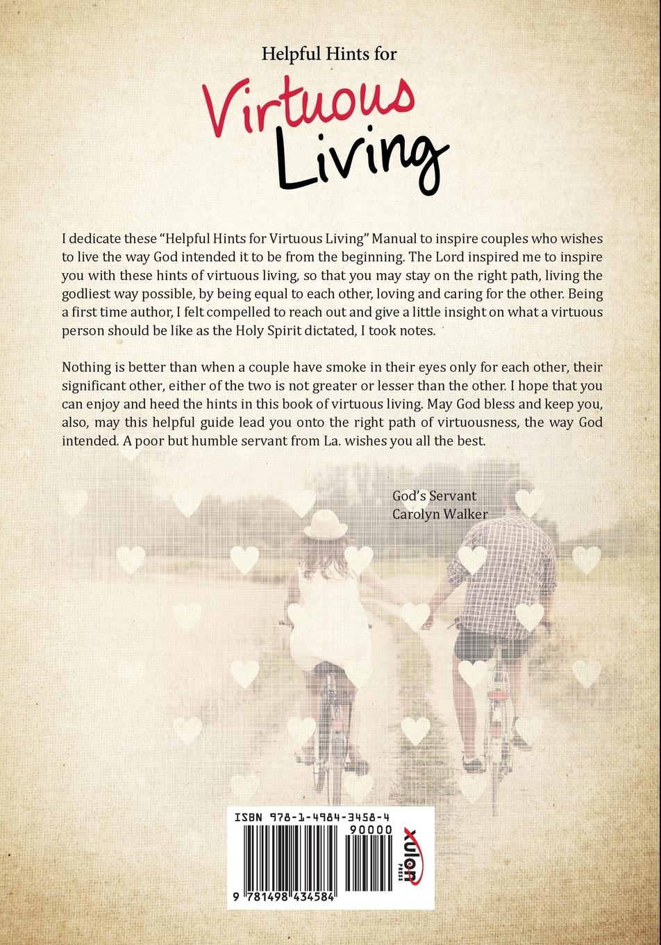 Rückseitencover Helpful Hints for Virtuous Living